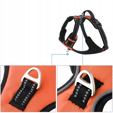 Шлейка для маленьких собак без тиску HUGGY DOGGY, розмір S