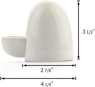 Автоматична годівниця для води з кераміки Dahey для маленьких тварин: миші, хом'яки, їжачки, шиншили, єноти, морські свинки (227 мл)