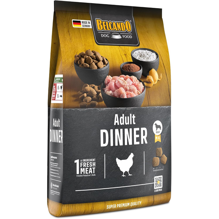 Сухий корм для дорослих собак усіх порід BELCANDO Adult Dinner, 12.5 кг