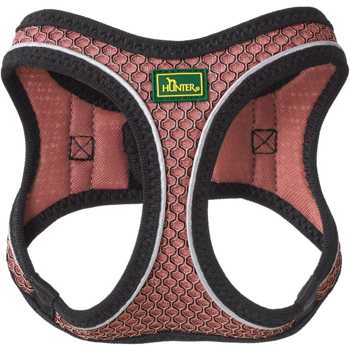 Шлея для маленьких собак HUNTER HILO COMFORT, сітчаста, з відбивачами, антрацит, S-M
