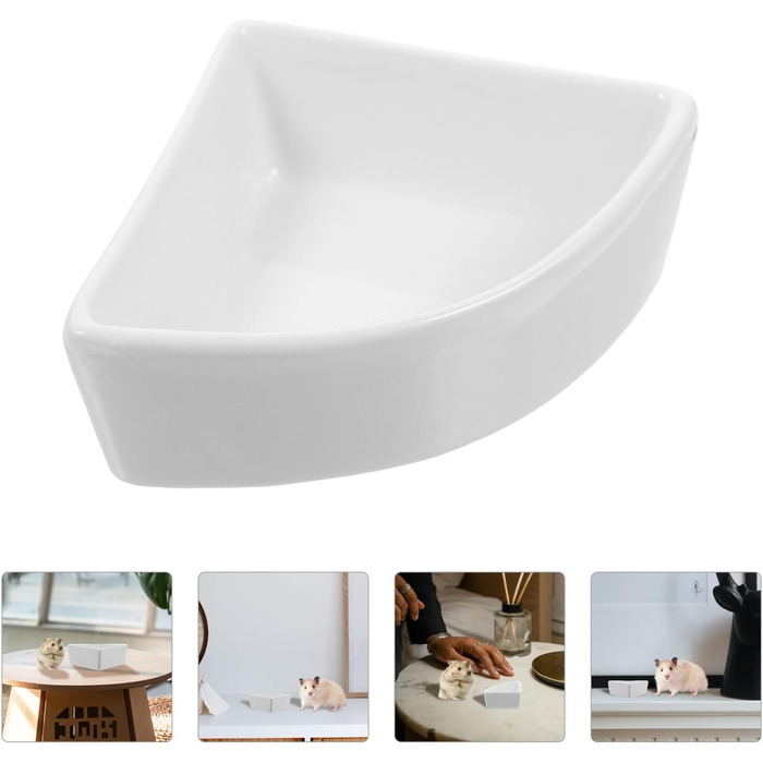 Керамічна годівниця для тварин PATKAW: миски для хом'яків, морських свинок, їжаків, білих тварин