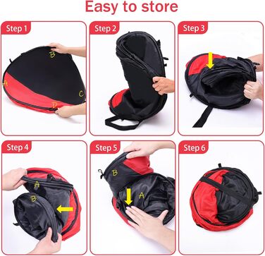 Складана переносна клітка для курчат, загон для собак, клітка-намет, клітка з килимком, клітка для собак великого розміру, матеріал Оксфорд, для дому та вулиці, червоно-чорна