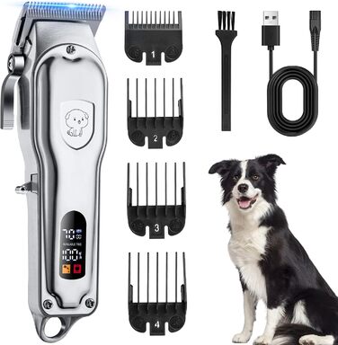 Машинка для стрижки собак та котів YAZ EKY Profi - професійна, 4 насадки, потужний мотор