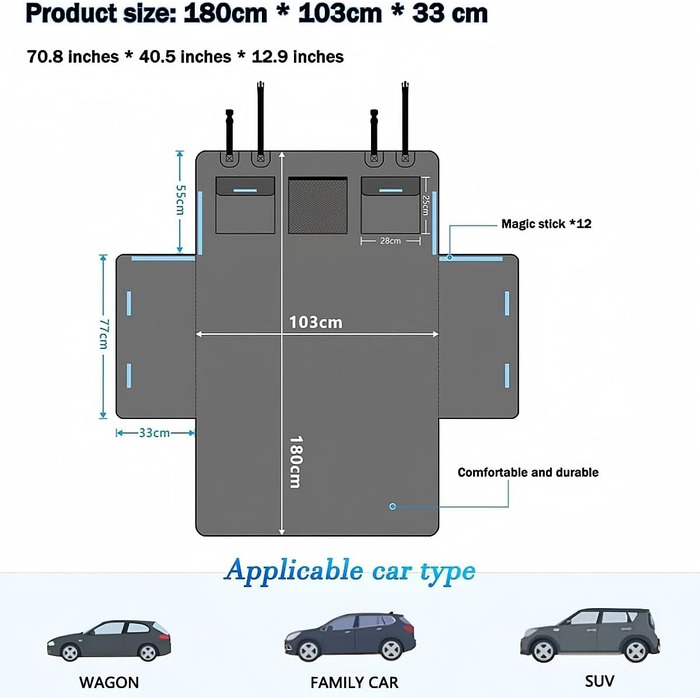 Захист для багажника автомобіля для Hyundai Bayon 2021-2025, захист краю вантажного відсіку, килимок у багажник (чорний)