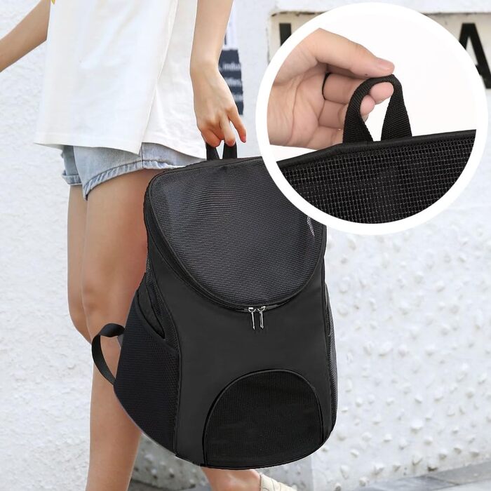 Рюкзак для тварин: переноска для собак та котів з вікном, дихаючий, зручний, складний, сітка, переноска для котів та собак