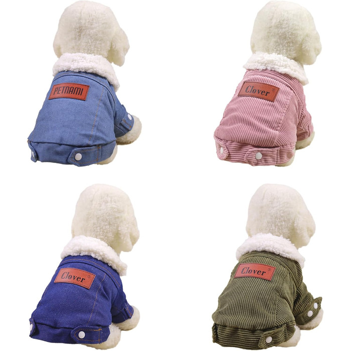 Теплий зимовий верхній одяг для собак, тепла флісова куртка, вітронепроникний комбінезон для малих порід, одяг для собак, флісовий верхній одяг, світло-блакитний XL