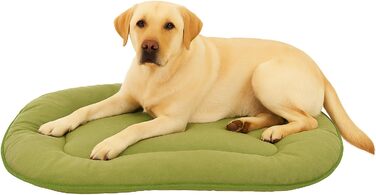 Подушка для собак та котів, овал, великий розмір 77x54 см, Firenze, зелена