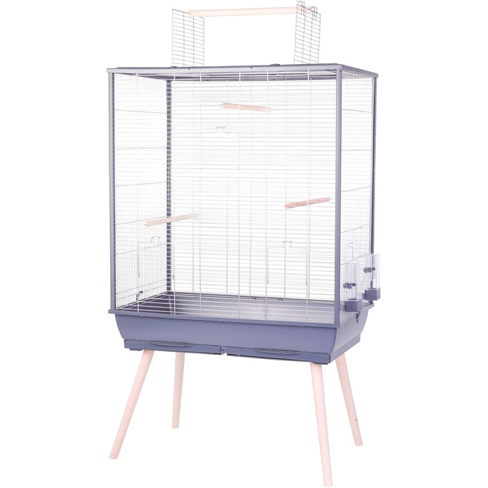 Клітка для птахів ZOLUX NEOLIFE 80 XL, сіра