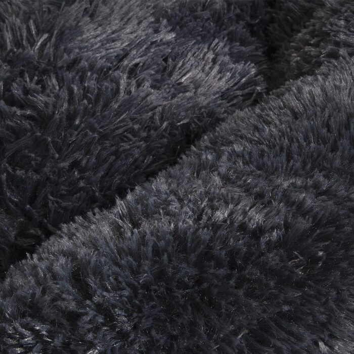 Крісло-лежанка для собак Wallace & Jones Sarnia - M, м'яке, темно-сіре, 80 x 80 x 24 см