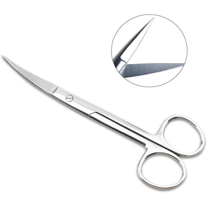 Професійні ножиці для грумінгу тварин VICASKY (2 шт.) з нержавіючої сталі, прямі та вигнуті кінчики, для салонів та дому