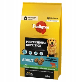 Сухий корм для собак PEDIGREE для великих та середніх порід з яловичиною та овочами, 12 кг
