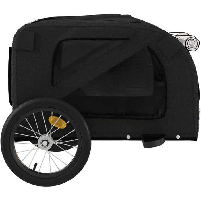 Фарм-причіп для собак Gecheer: міцний каркас з заліза, оксфордська тканина, дах з ПВХ, для безпечних та комфортних поїздок з домашніми тваринами