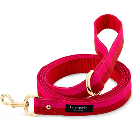 Повідок для собак Kate Spade New York 1,4 м, міцний, з золотистою фурнітурою, стильний для малих і середніх порід