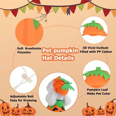 Костюм для собак та власників FLAdorepet на Геловін: сімейний комплект з капелюхом, костюм для собак та людей, гардероб для хатніх тварин та власників, гардероб для Геловіну, костюм для собак великих та гігантських порід (XXL)