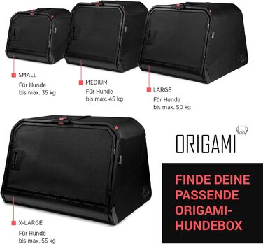 Транспортна переноска для собак 1one1 Origami Medium | Алюмінієва переноска для собак в авто | Складана переноска для собак з тестуванням на авіакатастрофи | Переноска для собак з алюмінію та текстилю до 45 кг