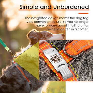ThinkPet шлейка для собак і котів S, помаранчева, дихаюча, світловідбивна, не натирає, м'яка сітка Air-Mesh з QR-кодом і адресником, для цуценят, дрібних і середніх порід