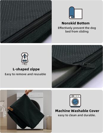 Крісло-ліжко для собак Sytopia XXL, водонепроникне, кошик, 59 кг, для великих собак, для дому та вулиці, 127 см (Чорний)
