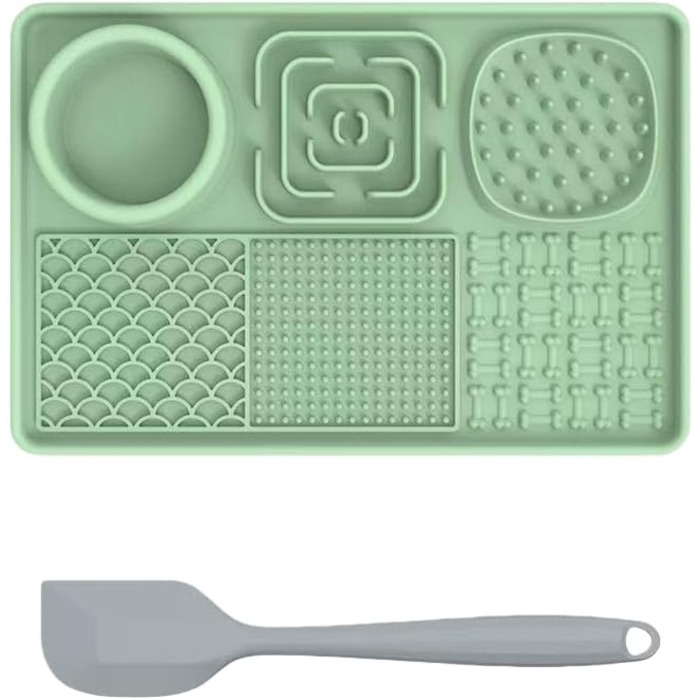 Миска для собак WANGSHUO для повільного годування, інтерактивна миска-головоломка, антиковзаюча, 30х20 см