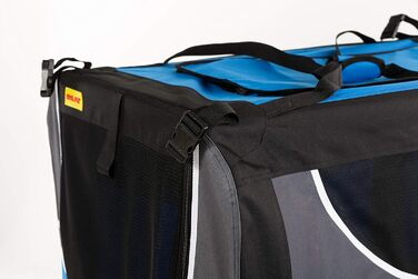 Транспортна переноска для собак CoolPet Box, 82х59х59 см, блакитна (туркІз)