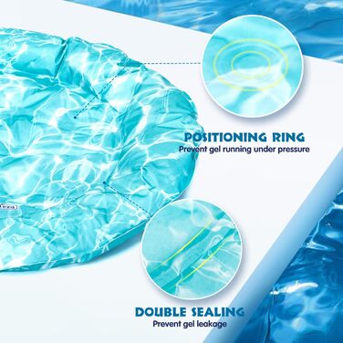 Кühlmatte Hunde Katzen Orbicular: Охолоджуючий килимок для собак та котів, розмір M, 72x72x5 см