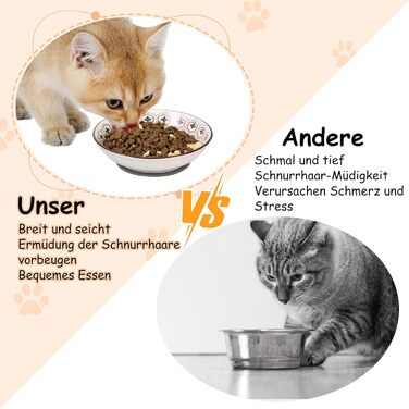 Набір мисок для котів з кераміки Katzennapf Set - 6 шт. - білий (Classic-A)