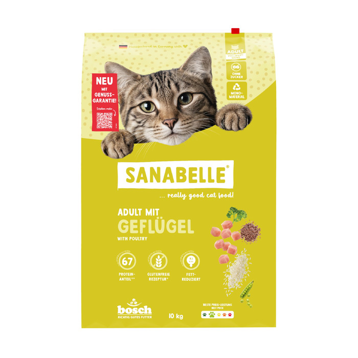 Сухий корм для собак Sanabelle Classic Lachs (Лосось) та Geflügel (Птиця), преміум-клас