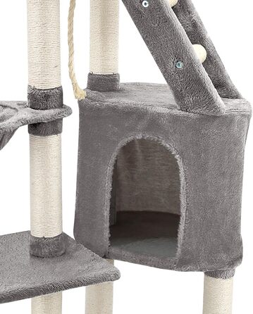 Дряпка для котів Beltom® Kratzbaum - ігровий комплекс, 120 см, сірий