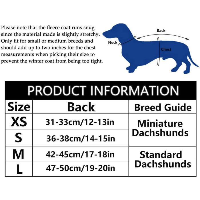 MOREZI Зимовий одяг для собак - теплий водонепроникний пуловер для такс з вовняним утеплювачем та регульованими ременями, теплий зимовий одяг для маленьких собак, зелений, S (довжина спини: 36-38 см)