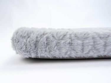 TrendPet VitaBed Style - ортопедичне ліжко для собак, штучна шкіра, плюшеве всередині (80x70 см, сірий)