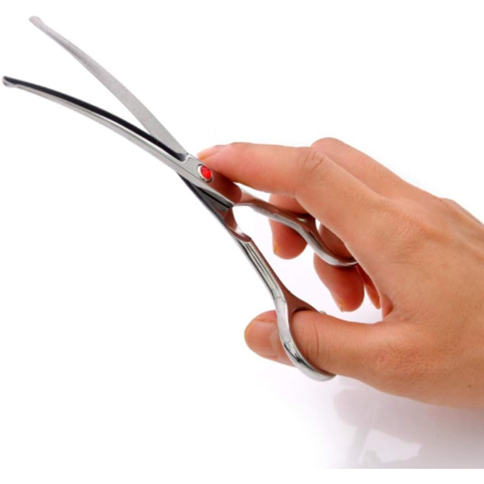 Ножиці для грумінгу собак 6.5 дюймів з безпечними закругленими кінцями, нержавіюча сталь, для професійного грумінгу та домашнього використання, підходять для собак, котів та кроликів