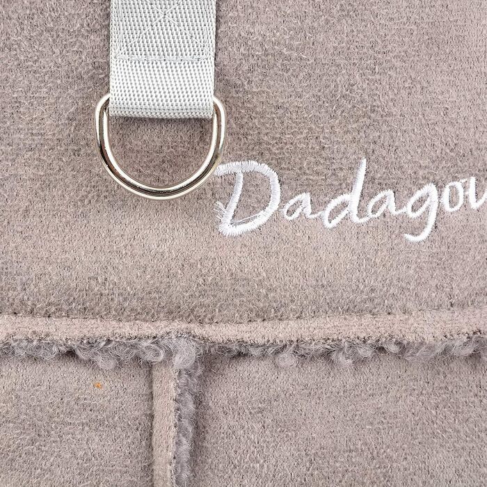 Тепла куртка для собак та котів SMALLLEE_LUCKY_STORE з флісовою підкладкою, зимовий одяг з кільцем D, для маленьких собак, чихуахуа, йоркширських терьєрів, тепла куртка сірого кольору, розмір L