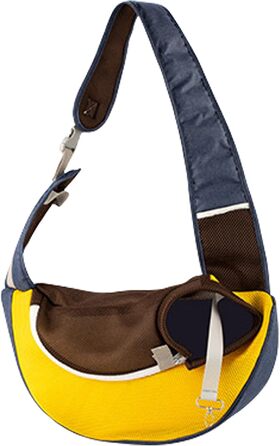 PETCUTE Сумка-переноска для собак, велика, хакі. Зручна переноска для цуценят та собак, з регульованою ручкою та безпечною шлейкою. Має передню кишеню та дихаючу сітку.