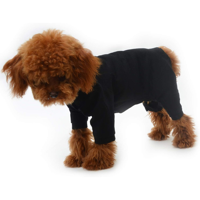 Комбінезон для собак Lovelonglong з чистої бавовни, 4 лапи, для великих та середніх собак, розмір XXL, Зелений (XXXXXL (Велика собака ~50 кг), Чорний)