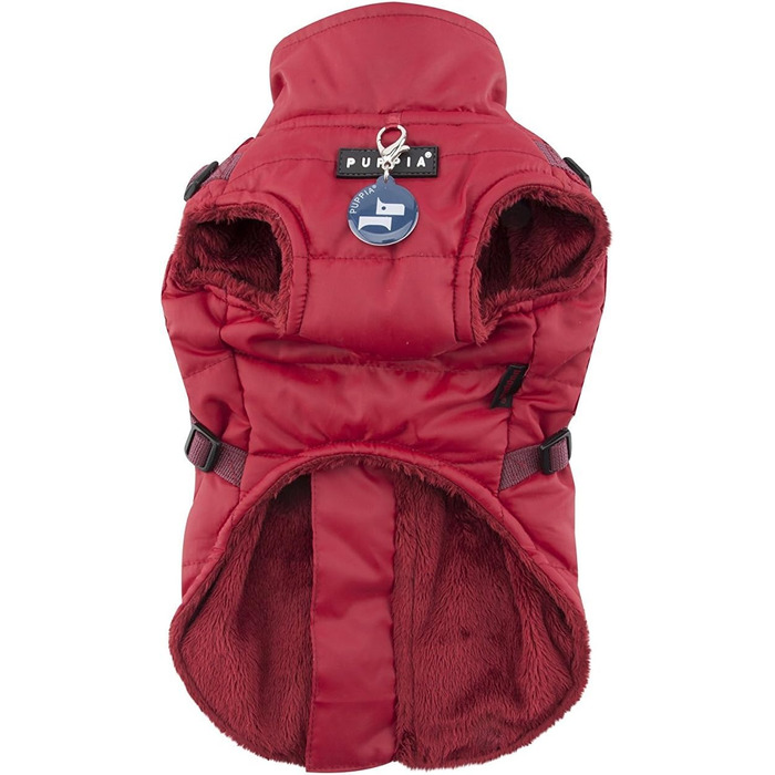 Чомушкова шапка Puppia PAQD-VT1463 Wikes, Wintermante (червона)