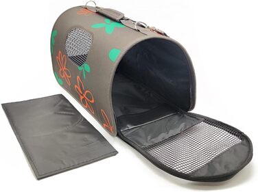 Сумка-переноска для собак, котів та інших тварин BPS Träger Befestigung Tasche. Зручна переноска з тканини, розмір 43.5x25x25 см. Кольори: блакитний, зелений, червоний, чорний.