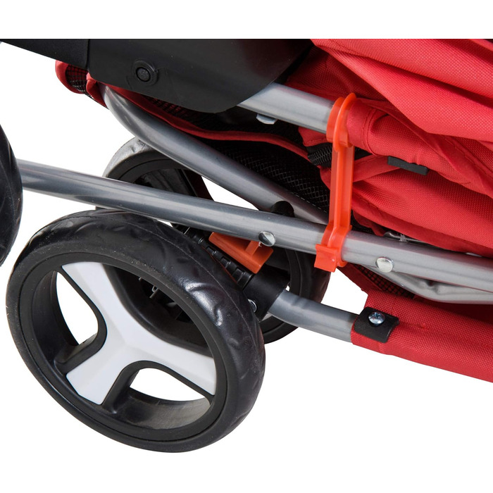 Pawhut Кія для собак на колесах, 77 x 47 x 101 см, складана, водовідштовхувана, матеріал 600D Oxford, 4 колеса