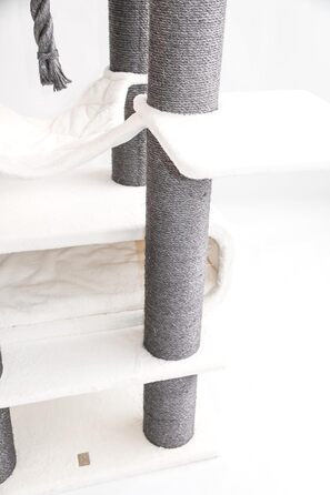 Драбина для котів Petrebels Maine Coon XXL, 210 см, з сизалю, бежева