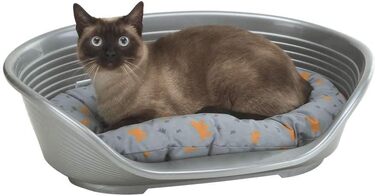 Лежанка для собак та котів Ferplast Siesta Deluxe 4, рожева, 61,5 x 45 x 21,5 см