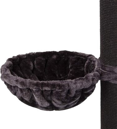 Кігтеточка для котів Granville XXL - велика, сіра, 157x60x170 см, для великих порід (Mainecoon)