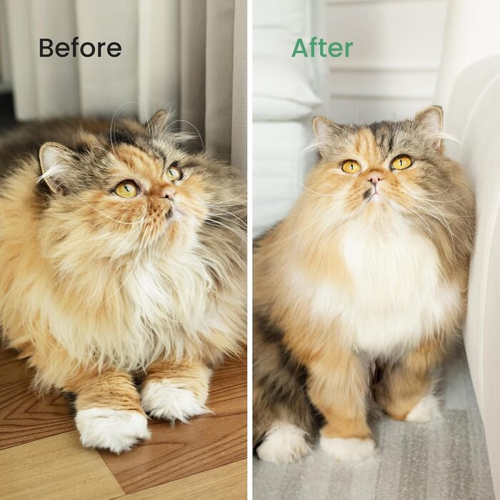 PawRake - щітка для котів та собак на період линьки, для середньої та довгої шерсті, делікатна до шкіри, легка