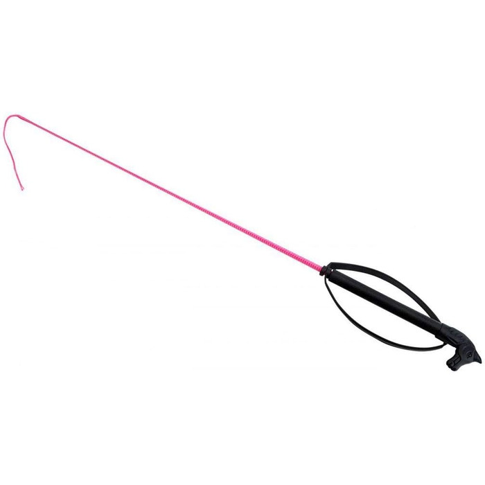 Розовий шкіряний шкірля (65 см) для верхової їзди, перегонів, дрессури та тренувань