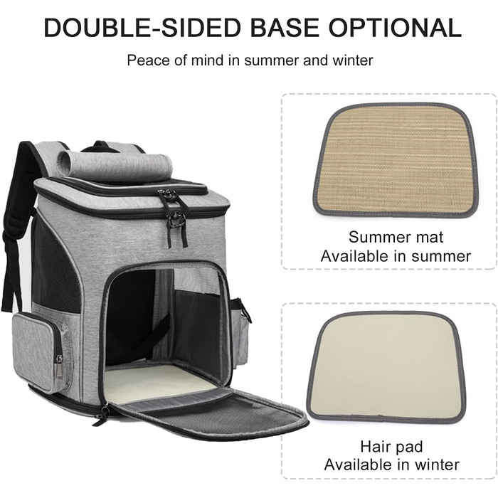 Рюкзак для собак, дихаючий, складаний, переноска для тварин, рюкзак-переноска для собак та котів