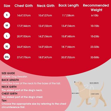 Святочний светр для собак IDOMIK з оленем та собакою, теплий в'язаний светр з отвором для шлейки, червоний, X-Large, для хлопчиків та дівчаток