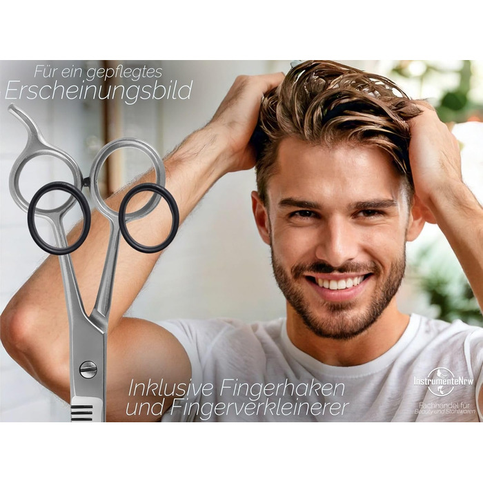 Професійні ножиці для стрижки волосся Effilierschere в еко-кейсі, 6 дюймів (15,24 см)