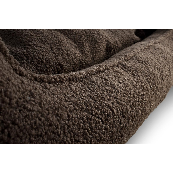 Gutekissen® лежанка для собак середнього розміру - лежанка для собак, яку можна прати - з невеликим подушкою - вибір кольору та розміру (M - 80x70, Коричневий) M Коричневий