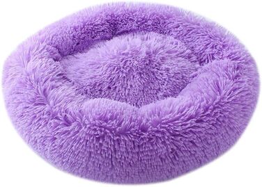 Кімната для домашніх тварин у формі пончика: ліжко для собак, ліжко для котів, гніздо для тварин, м'яке ліжко для котів та маленьких собак (60 см, Волетт)