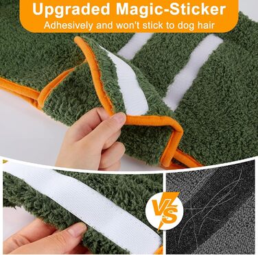 Рушник для собак Bienbee, XXL, швидковисихаючий, супер вбираючий, темно-зелений