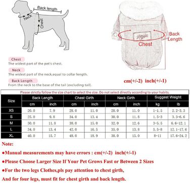 Рожева тепла куртка для собак на осінь/зиму, флісова парка для маленьких та середніх собак та котів, м'яка та тепла, для Шнауцера, розмір M