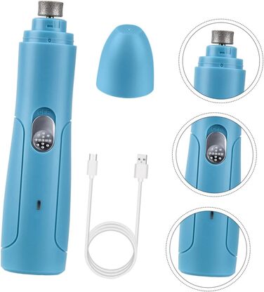 Електричний триммер для обрізання кігтів Kisangel - тиха модель для собак та котів середніх та малих порід