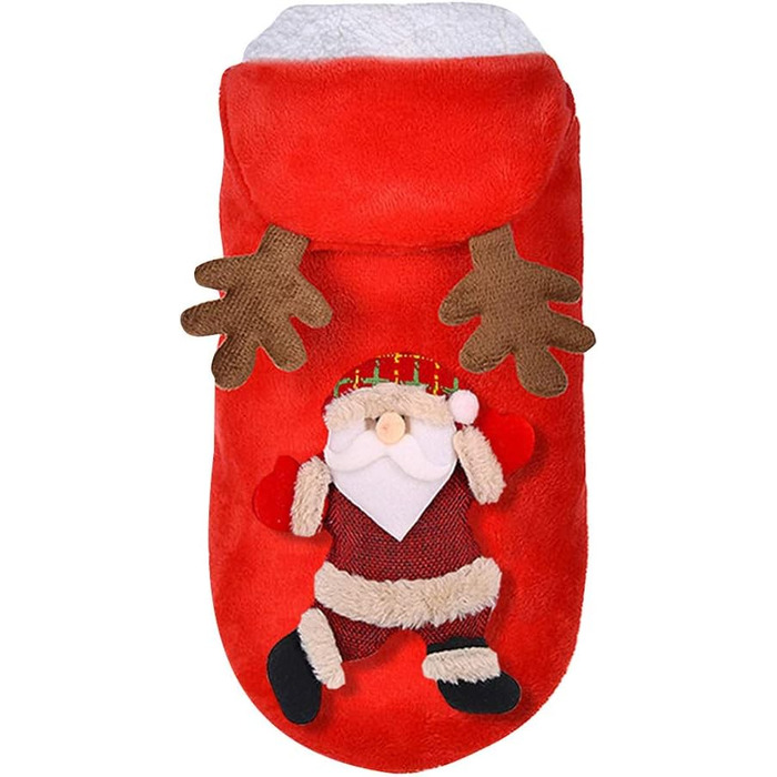 Костюм для собаки/кішки Holibanna на Новий рік: теплий зимовий костюм, тепла жилетка (S)